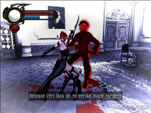 BloodRayne 2 - BloodRayne 2 http://www.gamespot.com/pc/action/bloodrayne2/index.html Stop us if you've heard this one before. A half-human, half-vampire antihero, along with a long-haired, trench-coat-sporting associate, goes to war with a largely underground society of vampires who are looking to come up in the world and turn the human race into their slaves. No, they didn't make another lousy Blade game. It's BloodRayne, that other half-human, half-vampire hunter of bloodsuckers everywhere. The original BloodRayne game debuted in 2002. You controlled the heroine, Rayne--a busty, redheaded alternative to Wesley Snipes' comic book-inspired vampire hunter--as she hunted down Nazis, vampires, and Nazi vampires in the 1930s.