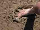 muddy feet - different soils react different with the water added or composted substances.  Can be good and can be bad