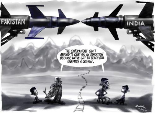 Truth of INDO-PAK - This comic clip actually tells the truth of our nations