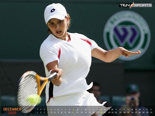 Sania Mirza - She imspired many Indians to look into this sport.