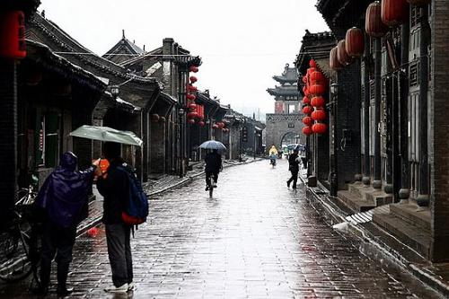 old town - this old town is China's financial centre hundreds of years ago.today it's a place of interest.