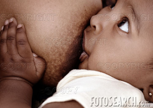 Mother and Baby - Mother feeding milk to baby