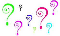 questions! - Question mark!