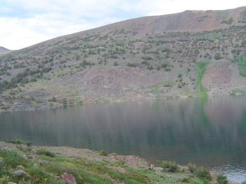 Trip to Yosemite - Another lake enroute to the camping site.