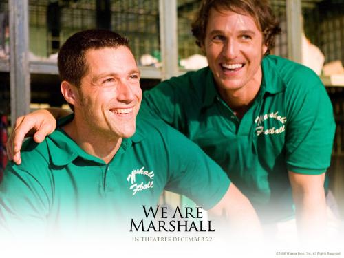 we are marshall - we are marshall with matthew mcconaughey and matthew fox.  