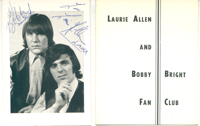Bobby& Laurie - Bobby and Laurie Fan Club Picture