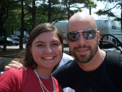 Me with Chris Daughtry - Me and Chris in Birmingham