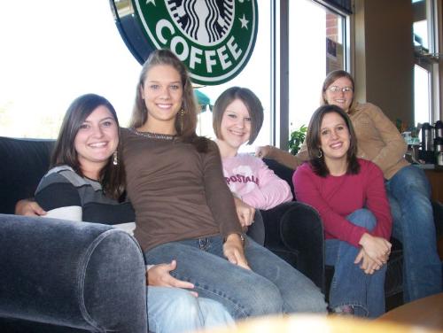 Me and 4 of my 6 Bridesmaids - Me, Katie, Heather, Ashley, and Ashley
