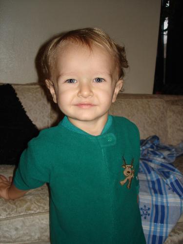 Alistar - My little man on Christmas morning.