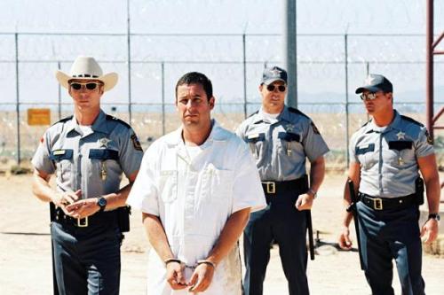 The Longest Yard - Paul 'Wrecking' Crewe was a revered football superstar back in his day, but that time has since faded. But when a messy drunk driving incident lands him in jail, Paul finds he was specifically requested by Warden Hazen (James Cromwell), a duplicitous prison official well aware of Paul's athletic skills. Paul has been assigned the task of assembling a team of convicts, to square off in a big football game against the sadistic guards. With the help of fellow convict Caretaker, and an old legend named Nate Scarborough to coach, Crewe is ready for what promises to be a very interesting game. It's only the warden and the guards who have no idea who or what they're up against, with Paul the driving force behind the new team.  Source: http://www.imdb.com/title/tt0398165/plotsummary