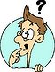 Confused people - Pic shows cartoon of confused person.