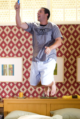 Adam Sandler 'Click' - Adman Sandler in happier moments during a shooting of the Movie 'Click'