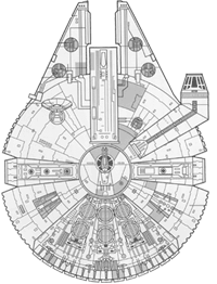 millenium falcon - the incredible millenium falcon fighter ! 