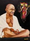 Mahatma Gandhi - the man of the millenium who single handedly changed the course of the history..people affectionately call him the 'Mahatma' as he gave the world principle of equality, non violence and truth..