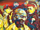 Mahatma Gandhi - the man of the millenium who single handedly changed the course of the history..people affectionately call him the 'Mahatma' as he gave the world principle of equality, non violence and truth..