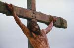 on the cross - He was crusified