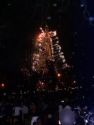 eiffel tower - Fireworks and eiffel towers
