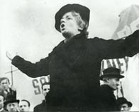 Ellen Wilkinson MP for Jarrow - Speaking at the Jarrow March 1936 in Britain , which my Grandfather was part of. She was a great political fighter!!!