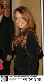 Lindsay Lohan - A nice picture of Lindsay Lohan in a lovely whit dress.