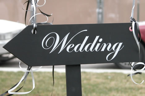 wedding - wedding sign