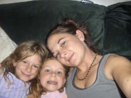 cat and kids - This is a pic. of me and my kids!