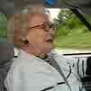 elderly lady driver - older citizens drive because they have to and sometimes when they shouldn't