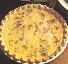 quiche - quiche can have several additional ingredients besides eggs.