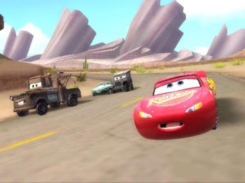 Cars - Cars http://www.gamespot.com/pc/driving/cars/index.html Based on the PIXAR film of the same name, Cars has you playing as characters from the movie as you help Lightning McQueen capture the coveted Piston Cup Championship.