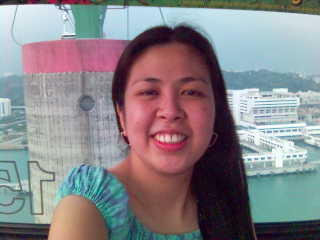 cable car in sentosa... - i was riding on a cable car... its a fun experience although i am so nervous dat tym lolz... hehe