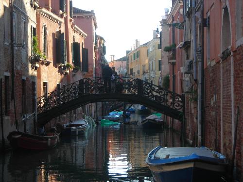 The Canals of Venezia (Venice), Italy - A random Canal in Venice.