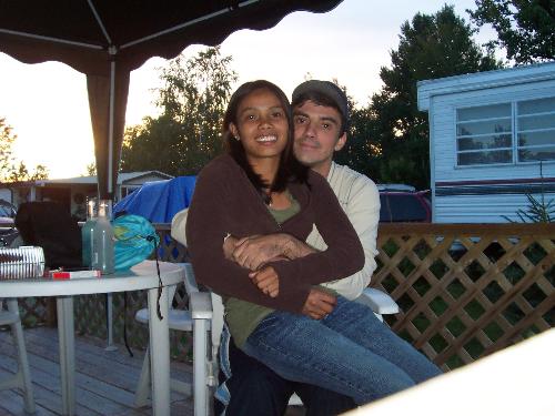 A happy couple! - Also is my net-friend...