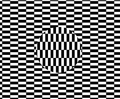 irritating - do one thing...just keep on looking at the centre of the image it will really be irritating for your eyes...just try it