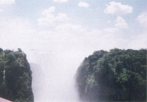 Victoria Falls - Another view of the Victoria Falls, from the Zambian side.