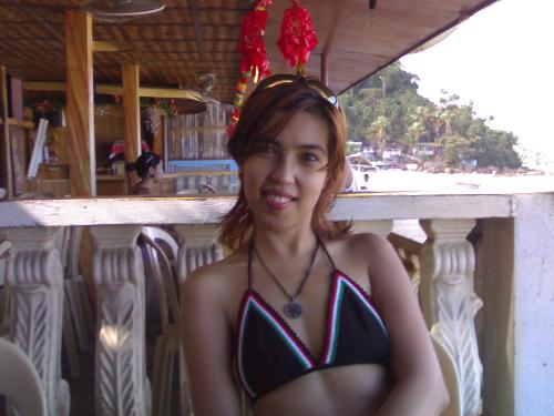 Me at Puerto Galera, Philippines - Me at Puerto Galera, Philippines waiting for breakfast.