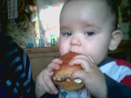 My Porker - Ok So He Stole My 6 Inche Sub hehe I Got 2 Bites :D
