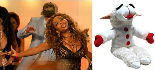 Flavor of love's new york - a picture of new york from flavor of love beside lampchop they have a uncanny resemblance