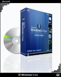 Windows Vista Box - Windows Vista Ultimate Edition Box Picture.  