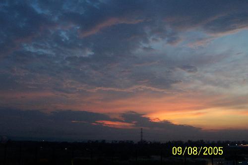 Sunset - This picture was taken in laguna after conducting our regular site inspection.