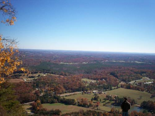 Mt Currahee - On top of Mt Currahee in Toccoa Georgia on a sunny Fall Sunday afternoon