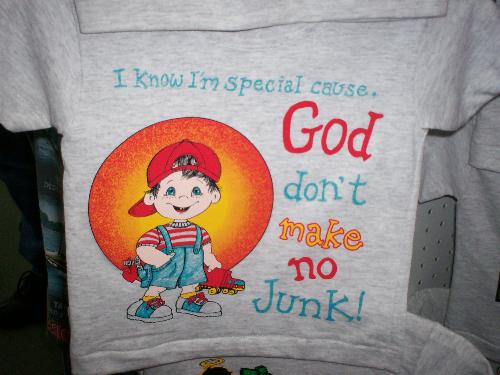 Encouraging T-Shirt - T-shirt - God don't make no junk
