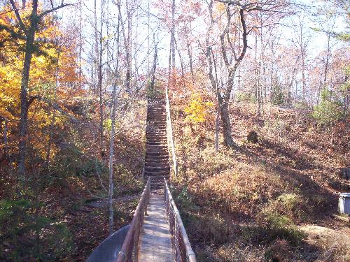 Dam Bridge - NE Georgia - Dam Bridge, Nancytown Lake, near Cornelia Georgia, Northeast. Fall day.