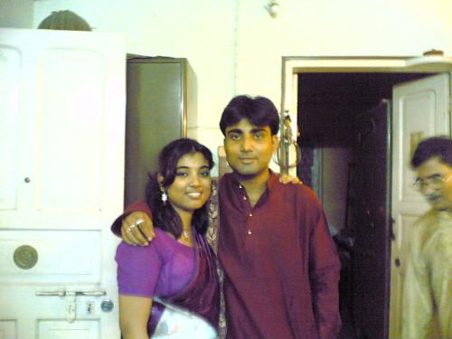 me n sister - in the puja