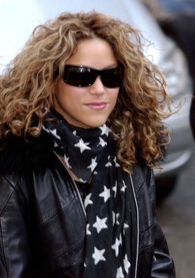 Shakira - Arriving at the Riverside Studios, London (UK) on January 28, 2006
