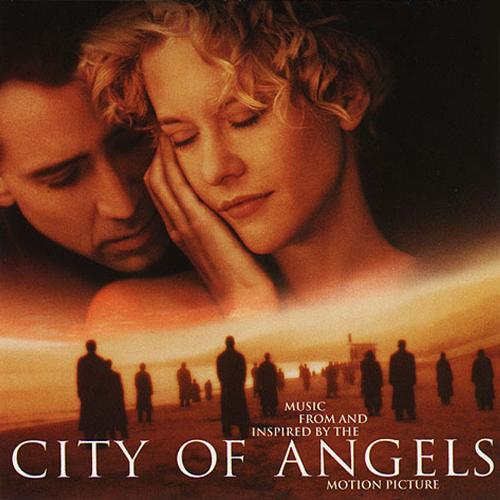 City of Angels - Angels are among us and when we feel an invisible presence, you better believe they are watching you. For a Los Angeles heart surgeon named Maggie, that is too much of a stretch. She believes that it is her job to save the lifes of her patients and when she meets Seth after visiting hours are over, he tells her it's simply just their time to go. She becomes intrigued by his presence and opinion. Seth is not just normal, he is an Angel. He meets Messinger while visiting patients. Messinger can see him because he was once a Angel but gave his power up to become human. This makes Seth want to become human so he can feel, smell, and love Maggie. Source: http://www.imdb.com/title/tt0120632/