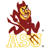 Arizona State University - ASU sun devil logo