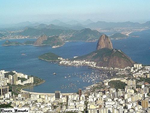 Rio in Brazil - This is Capacabana beach in Rio.
