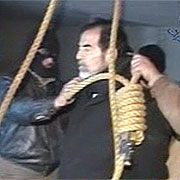 Execution of saddam - Saddam being hung