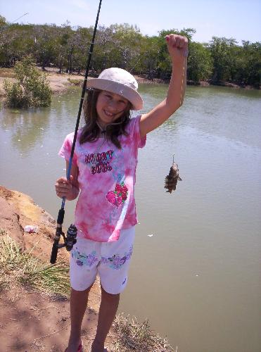 Heather 's was too small as well - another fish that had to be thrown back