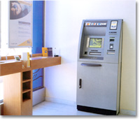 the atm centre - it a design of an atm centre