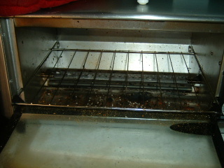 toaster oven - needs cleaning